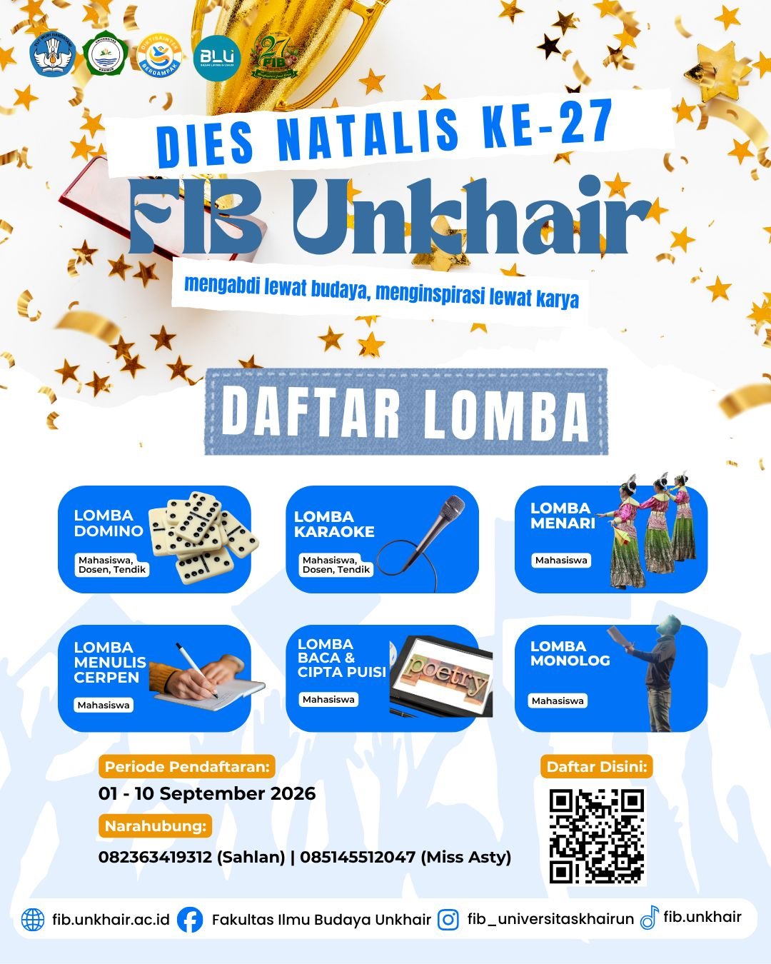 DIES NATALIS KE-27 FAKULTAS ILMU BUDAYA